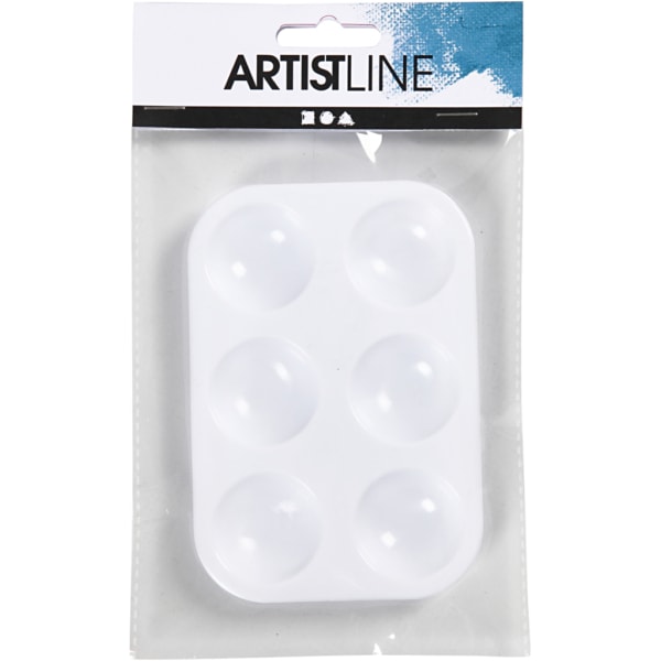 Palette , Größe 13x8,5 cm, Weiß, 1 Stk – Bild 2
