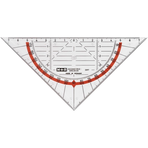 Geodreieck, B 16 cm, 1 Stk