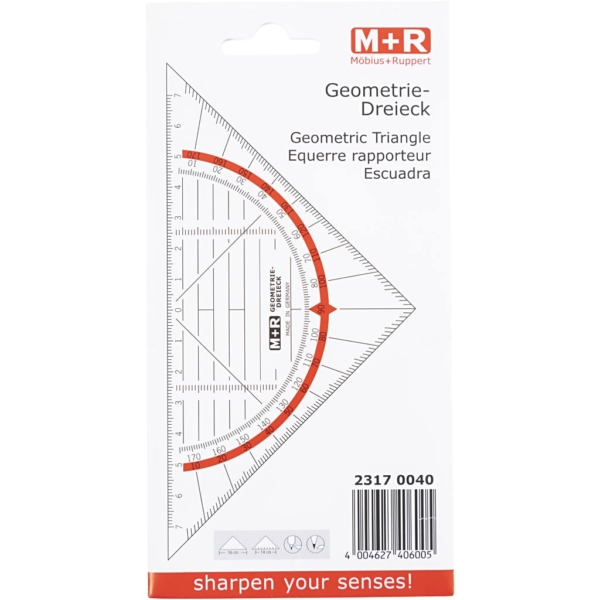 Geodreieck, B 16 cm, 1 Stk – Bild 2
