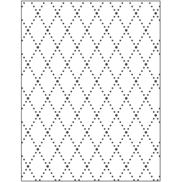 Prägeschablone, Rhomben, Größe 11x14 cm, Dicke 2 mm, 1 Stk