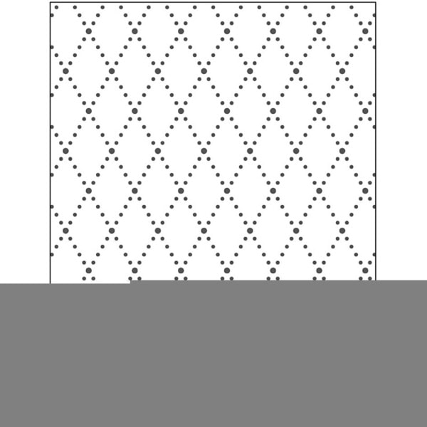 Prägeschablone, Rhomben, Größe 11x14 cm, Dicke 2 mm, 1 Stk – Bild 2