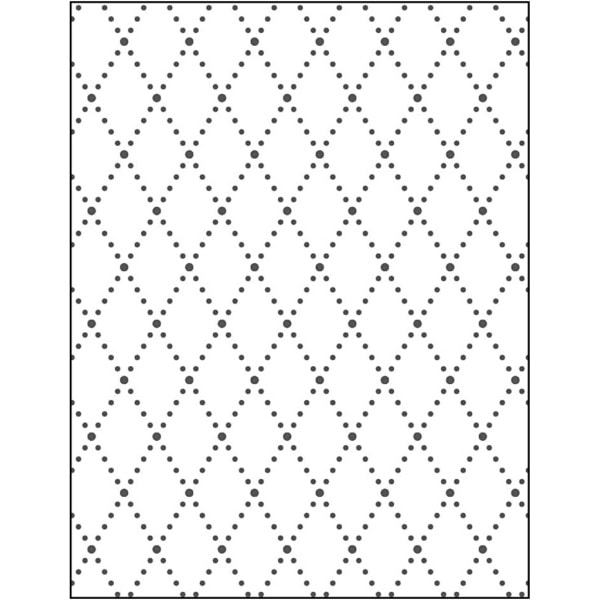 Prägeschablone, Rhomben, Größe 11x14 cm, Dicke 2 mm, 1 Stk – Bild 3