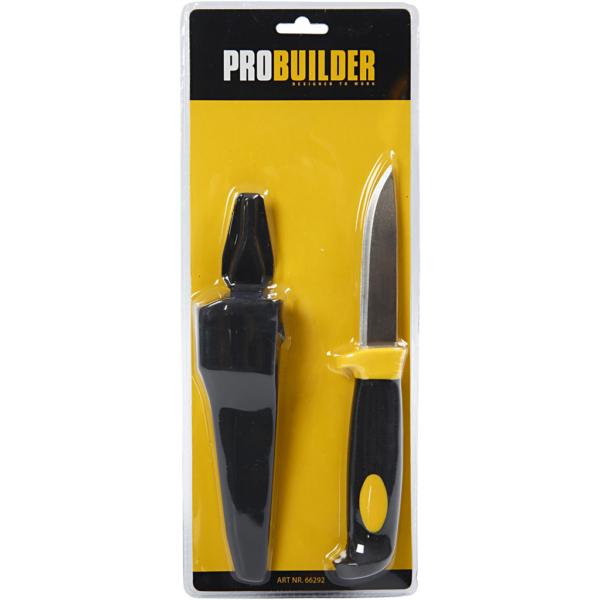 Messer mit Futteral, L 10 cm, B 2,5 cm, 1 Stk – Bild 3