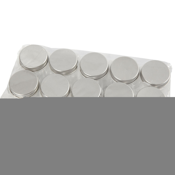 Kunststoffglas mit Schraubverschluss, H 45 mm, D 44 mm, 50 ml, 10 Stk/ 1 Pck – Bild 3