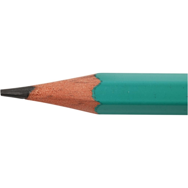 Bleistift Evolution, L 17,5 cm, Stärke HB, Dicke 7 mm, Mine 2 mm, 12 Stk/ 1 Pck – Bild 3