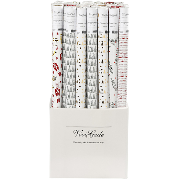 Geschenkpapier, B 70 cm, 80 g, 42 Rolle/ 1 Box