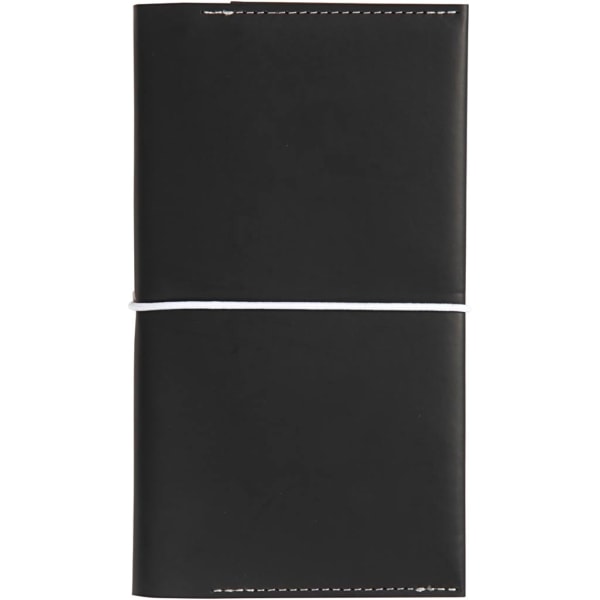 Kalender/Planer, Größe 10x18x1,5 cm, mit elastischem Verschluss, Schwarz, 1 Stk – Bild 2
