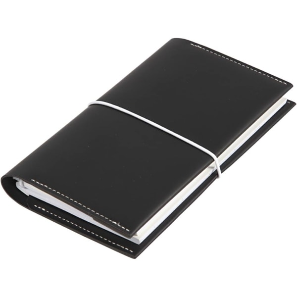Kalender/Planer, Größe 10x18x1,5 cm, mit elastischem Verschluss, Schwarz, 1 Stk – Bild 3
