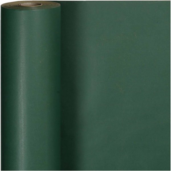 Geschenkpapier , B 50 cm, 60 g, Grün, 100 m/ 1 Rolle
