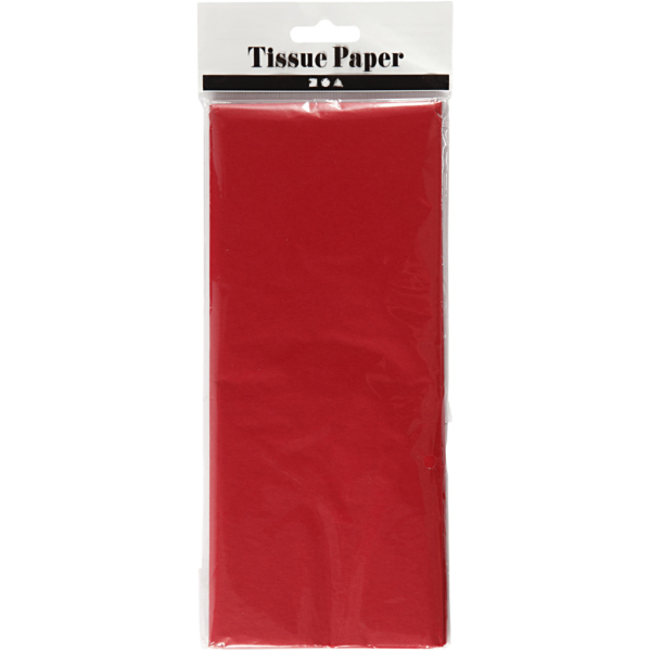 Seidenpapier, 50x70 cm, 14 g, Rot, 10 Bl./ 1 Pck – Bild 2