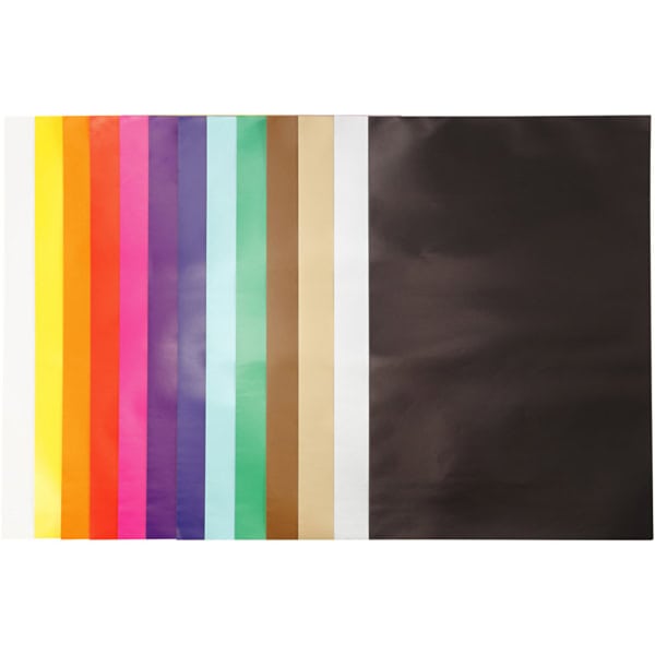 Glanzpapier, 32x48 cm, 80 g, Sortierte Farben, 100 Bl./ 1 Pck