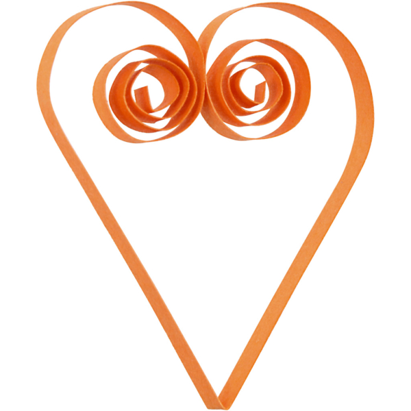Quilling-Streifen, L 78 cm, B 5 mm, 120 g, Orange, Pink, Rot, Gelb, 100 Stk/ 1 Pck – Bild 7
