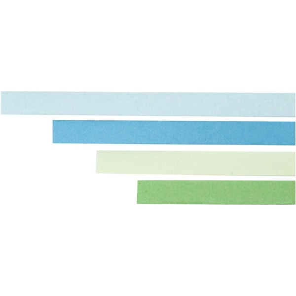 Quilling-Streifen, L 78 cm, B 5 mm, 120 g, Blau, Grün, Lindgrün, Türkis, 100 Stk/ 1 Pck – Bild 11
