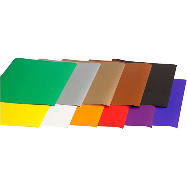 Glanzpapier, 32x48 cm, 80 g, Sortierte Farben, 11x25 Bl./ 1 Pck – Bild 3