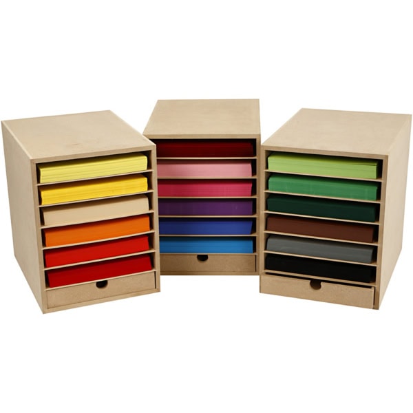 Papier-Container , H 31,5 cm, T 32 cm, B 24,3 cm, A4, 1 Stk – Bild 2