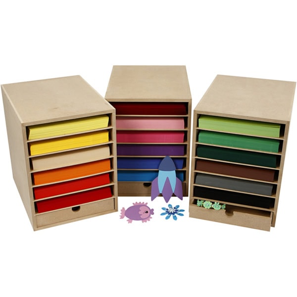 Papier-Container , H 31,5 cm, T 32 cm, B 24,3 cm, A4, 1 Stk – Bild 3
