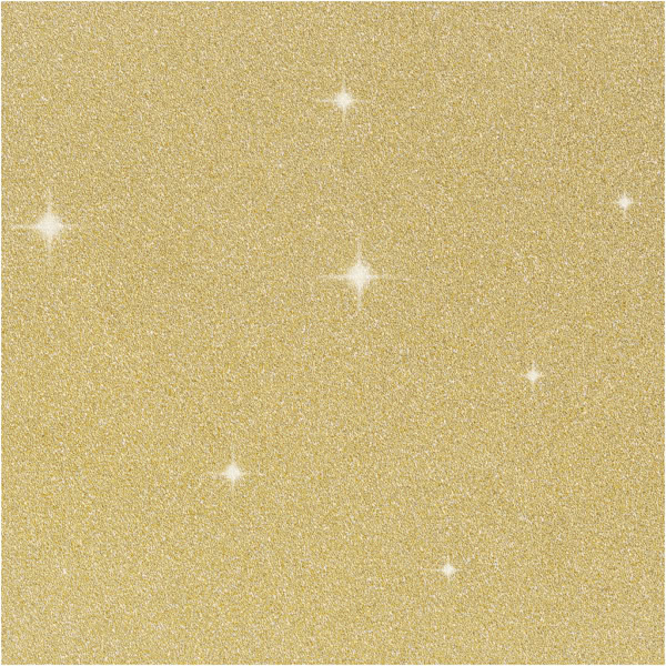 Glitzerfolie, B 35 cm, Dicke 110 my, Gold, 2 m/ 1 Rolle