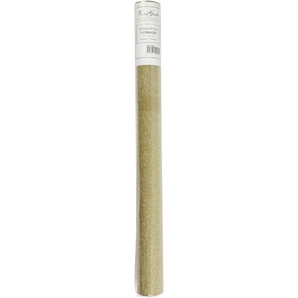 Glitzerfolie, B 35 cm, Dicke 110 my, Gold, 2 m/ 1 Rolle – Bild 3