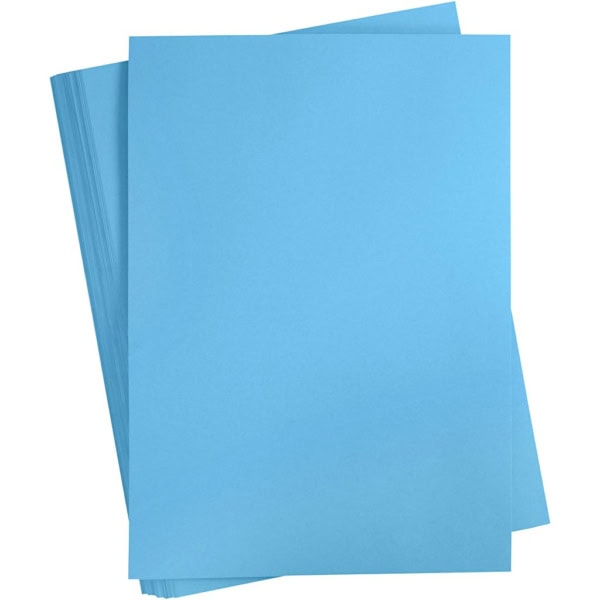 Karton, farbig, A2, 420x594 mm, 180 g, Türkisblau, 100 Bl./ 1 Pck