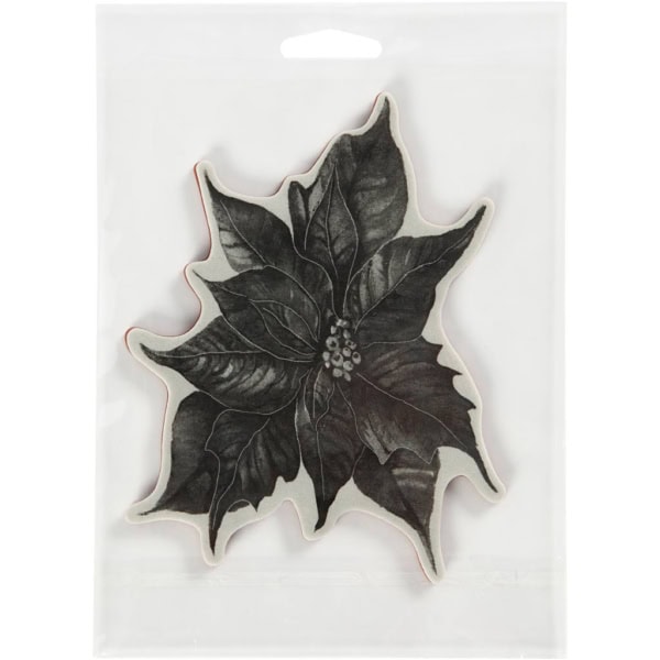 Stempel aus Gummi, Weihnachtsstern, H 5 mm, Größe 14x11 cm, 1 Bl. – Bild 2