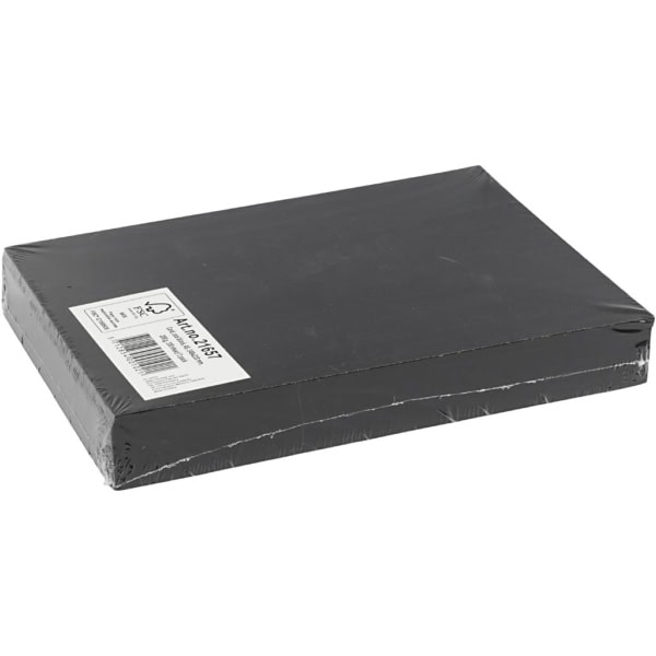 Karton, farbig, A5, 148x210 mm, 200 g, Schwarz, 100 Bl./ 1 Pck – Bild 3