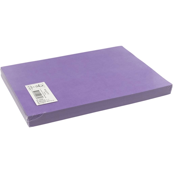 Karton, farbig, A4, 210x297 mm, 180 g, Flieder, 100 Bl./ 1 Pck – Bild 3