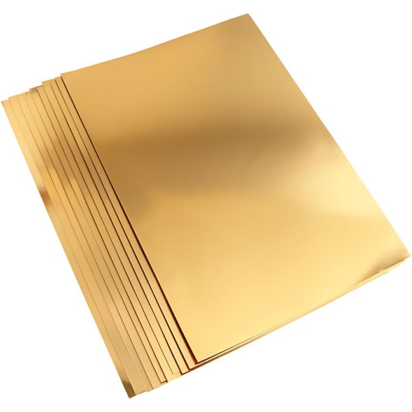 Metallic-Folienkarton, A2, 420x594 mm, 280 g, Gold, 10 Bl./ 1 Pck – Bild 2