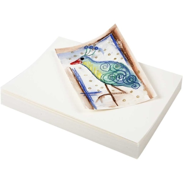 Aquarellpapier, A5, 148x210 mm, 200 g, Weiß, 100 Bl./ 1 Pck – Bild 4