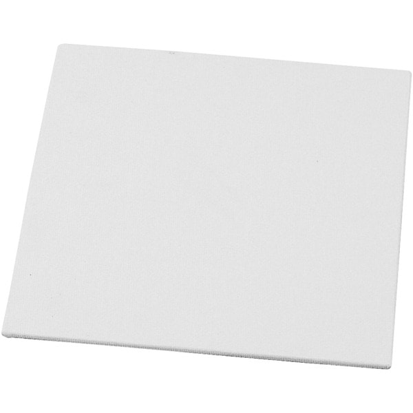 Leinwandplatte, Größe 15x15 cm, Dicke 3 mm, 280 g, Weiß, 10 Stk/ 1 Pck
