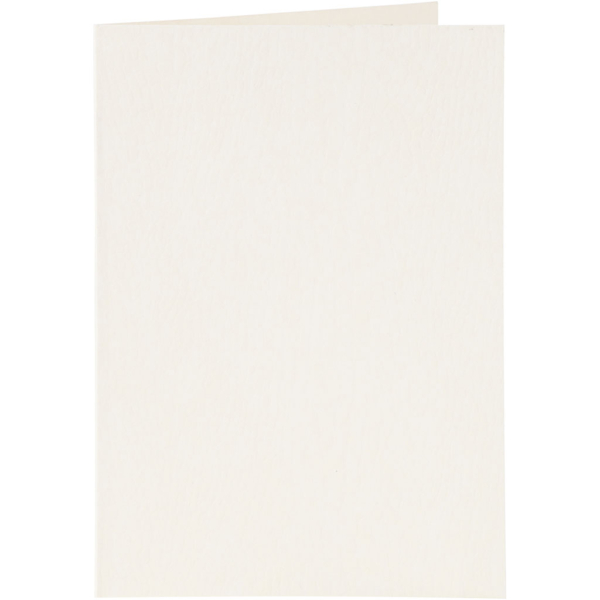 Karten & Kuverts, Kartengröße 10,5x15 cm, Umschlaggröße 11,5x16,5 cm, 110+230 g, Naturweiß, 6 Set/ 1 Pck – Bild 2