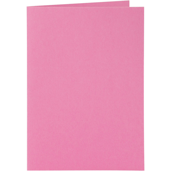 Karten & Kuverts, Kartengröße 10,5x15 cm, Umschlaggröße 11,5x16,5 cm, 110+220 g, Pink, 6 Set/ 1 Pck – Bild 2