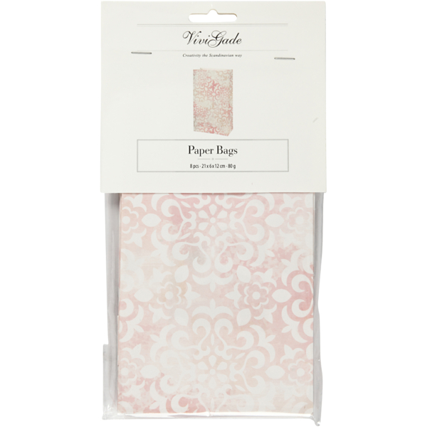 Papiertüten, Wasserfarben, H 21 cm, Größe 6x12 cm, 80 g, 8 Stk/ 1 Pck – Bild 2