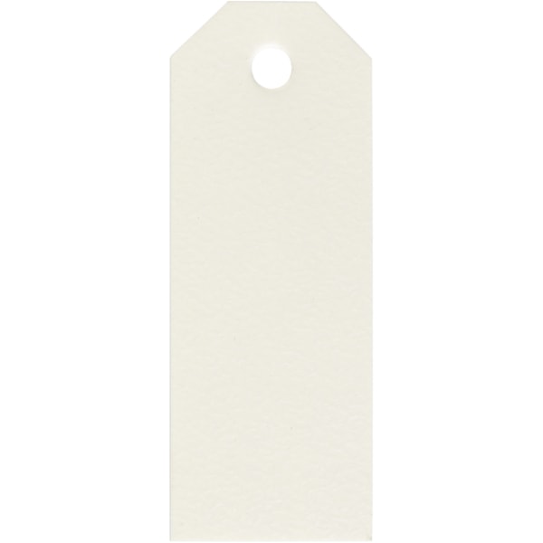 Manila-Anhänger, Größe 3x8 cm, 220 g, Naturweiß, 20 Stk/ 1 Pck – Bild 4