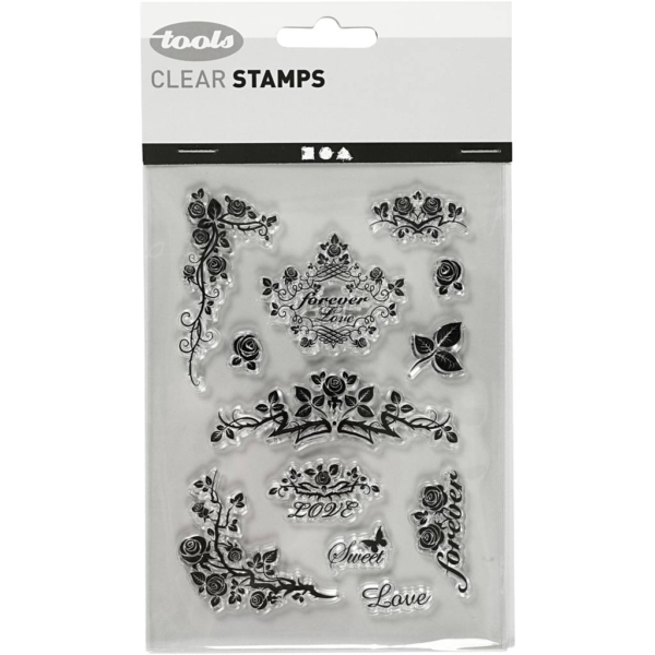 Silikonstempel, Für die Ewigkeit, 11x15,5 cm, 1 Bl. – Bild 2