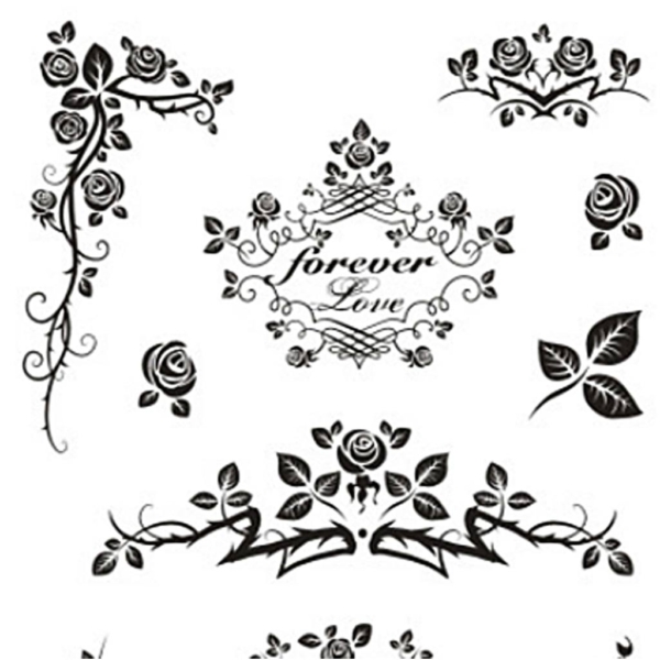 Silikonstempel, Für die Ewigkeit, 11x15,5 cm, 1 Bl. – Bild 3