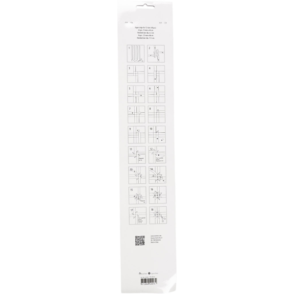 Papierstreifen für Fröbelsterne, L 44+78 cm, D 6,5+11,5 cm, B 15+25 mm, Gold, Weiß, 48 Streifen/ 1 Pck – Bild 4