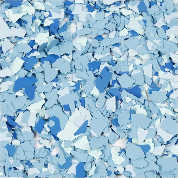 Terrazzo-Flocken, Blau, 90 g/ 1 Dose – Bild 3