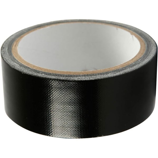 Isolier-/Gewebeband, B 38 mm, Schwarz, 25 m/ 1 Rolle
