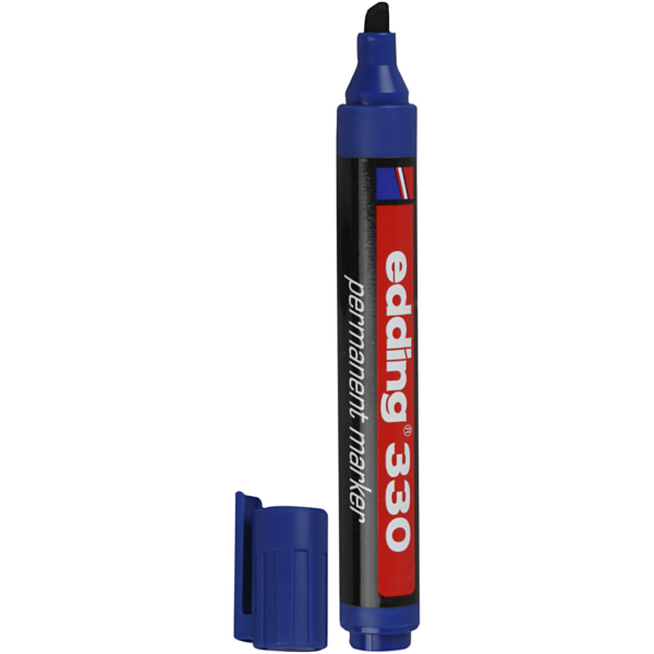 edding 330 Marker, Strichstärke 1-5 mm, Blau, 1 Stk
