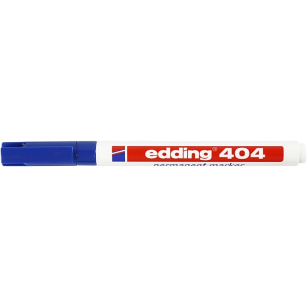 Edding 404 Marker, Strichstärke 0,75 mm, Blau, 1 Stk – Bild 2