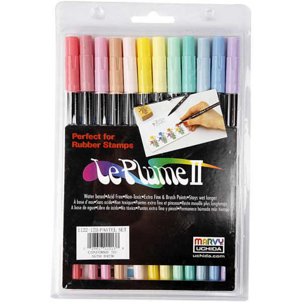 Marvy Le Plume II Marker, 12 Stk/ 1 Pck
