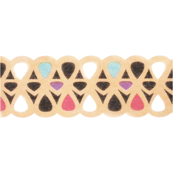 Washi Tape, B 15 mm, 5 m/ 1 Rolle – Bild 4