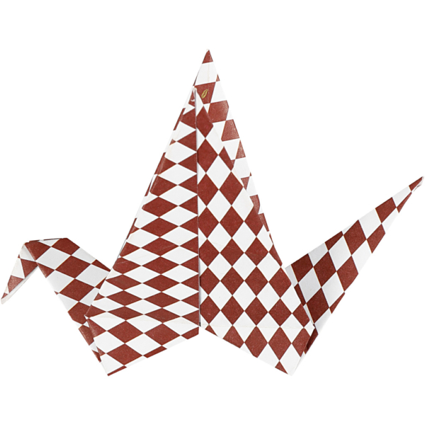 Origami-Papier, Größe 15x15 cm, 80 g, Rot, 40 Bl./ 1 Pck – Bild 8