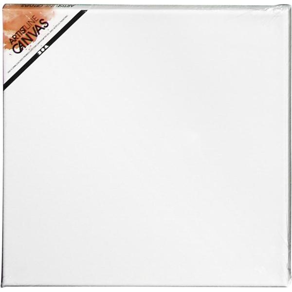 ArtistLine Leinwand, T 1,6 cm, Größe 30x30 cm, 360 g, Weiß, 10 Stk/ 1 Pck – Bild 2
