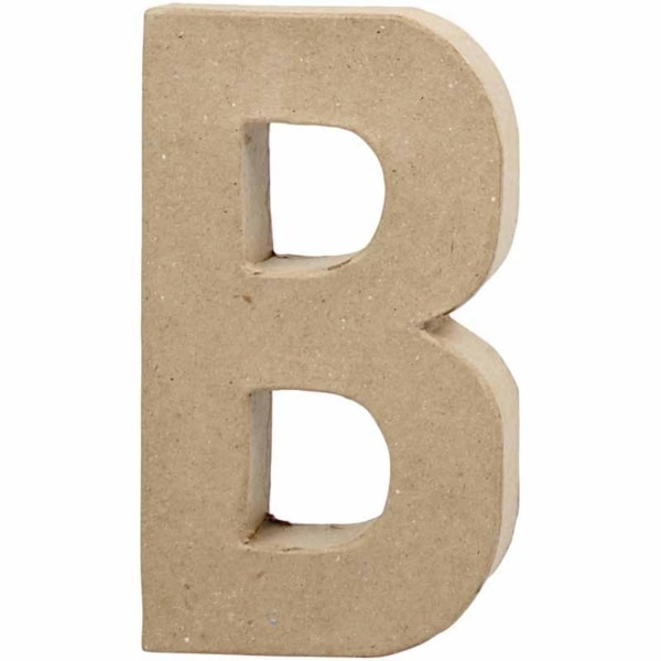 Buchstaben, B, H 20,5 cm, B 11,5 cm, Dicke 2,5 cm, 1 Stk