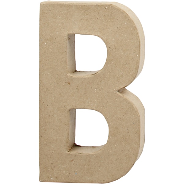 Buchstaben, B, H 20,5 cm, B 11,5 cm, Dicke 2,5 cm, 1 Stk – Bild 2