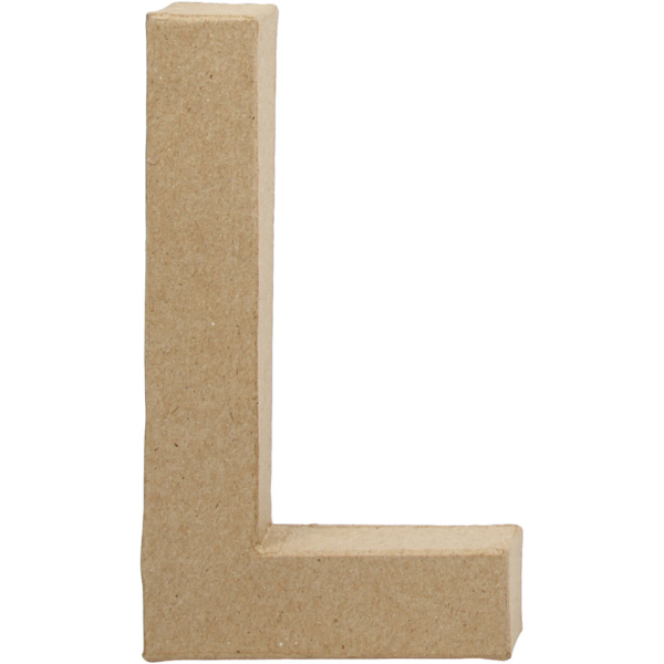 Buchstaben, L, H 20,3 cm, B 11,4 cm, Dicke 2,5 cm, 1 Stk – Bild 2
