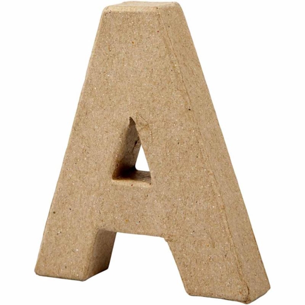 Buchstaben, A, H 10 cm, B 9,5 cm, Dicke 1,7 cm, 1 Stk – Bild 3