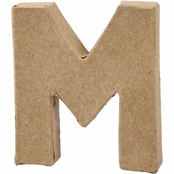 Buchstaben, M, H 10 cm, B 9 cm, Dicke 1,7 cm, 1 Stk – Bild 2