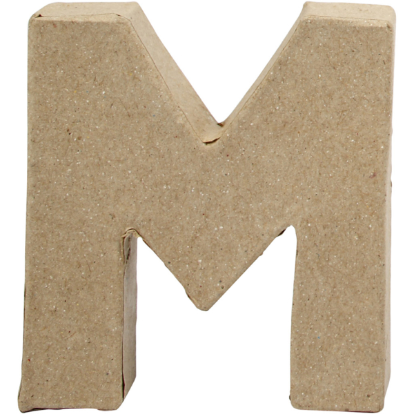 Buchstaben, M, H 10 cm, B 9 cm, Dicke 1,7 cm, 1 Stk – Bild 3